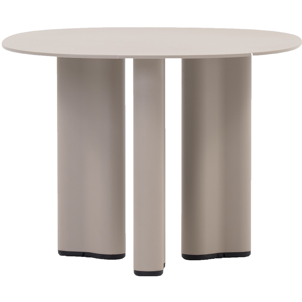 Masa terasa ARTITURE Scroll S 1, aluminiu, 54 x 54 x 42 cm, bej