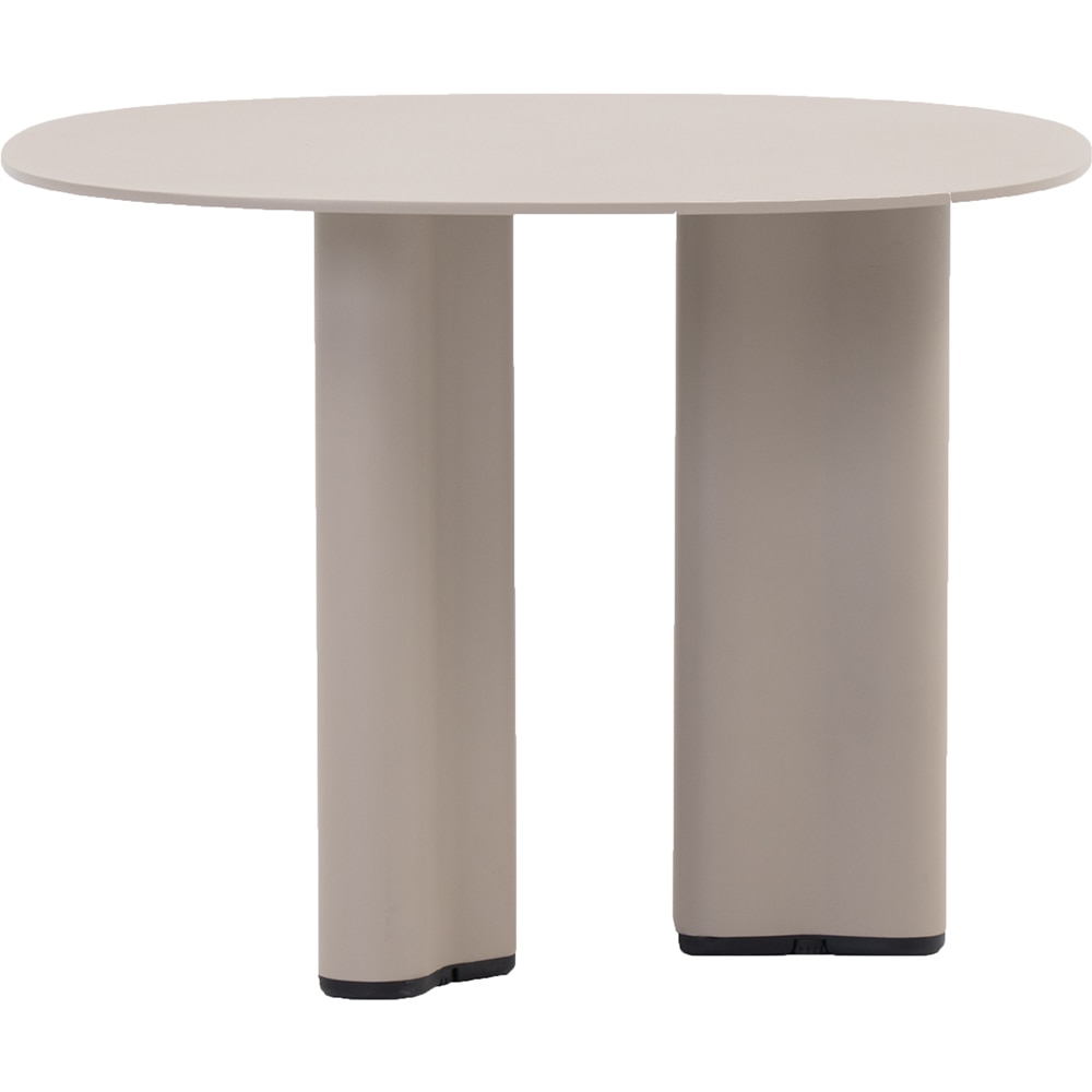 Masa terasa ARTITURE Scroll S 1, aluminiu, 54 x 54 x 42 cm, bej