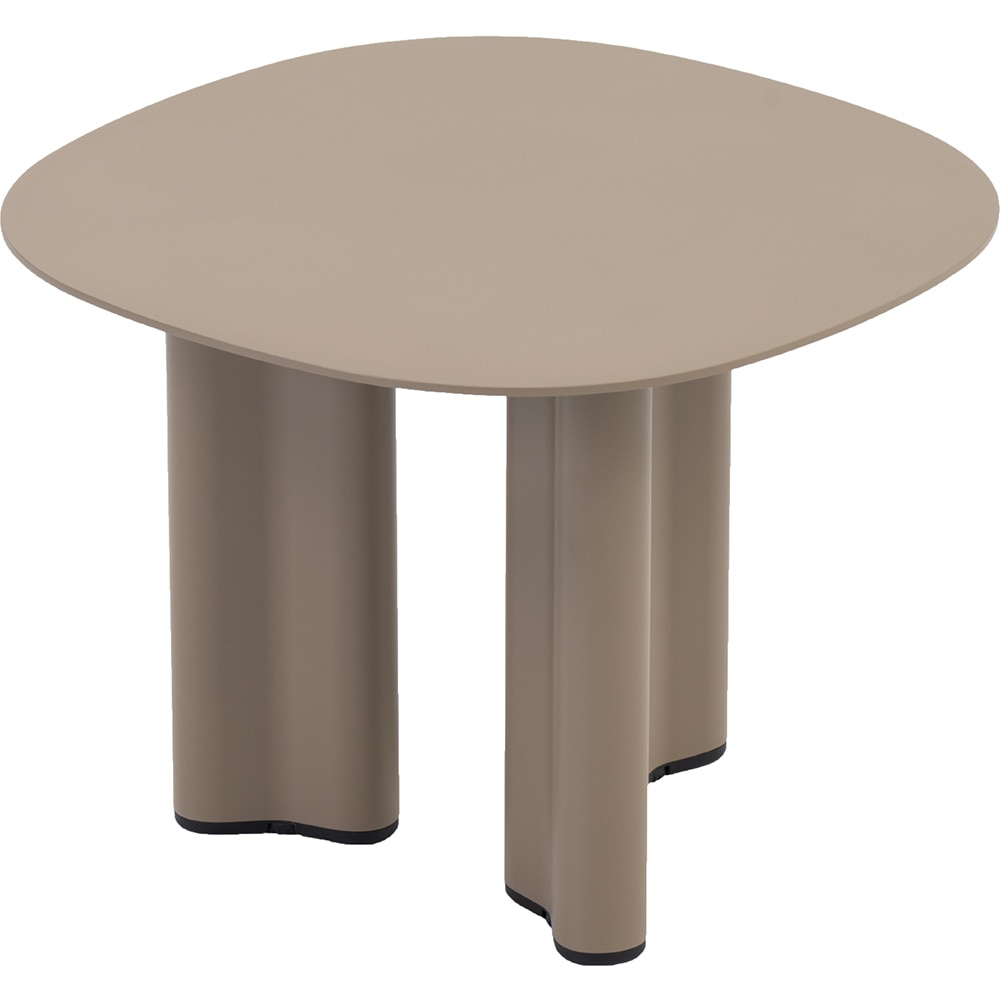 Masa terasa ARTITURE Scroll S 5, aluminiu, 54 x 54 x 42 cm, camel