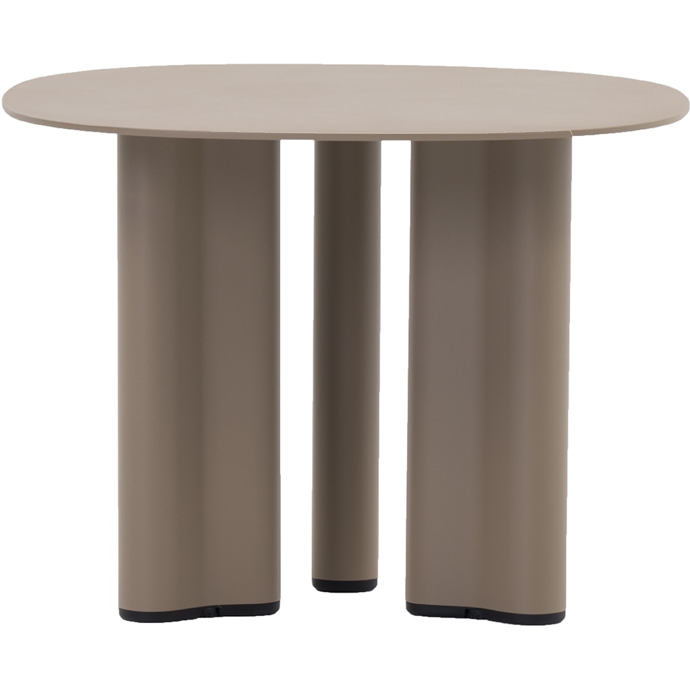 Masa terasa ARTITURE Scroll S 5, aluminiu, 54 x 54 x 42 cm, camel