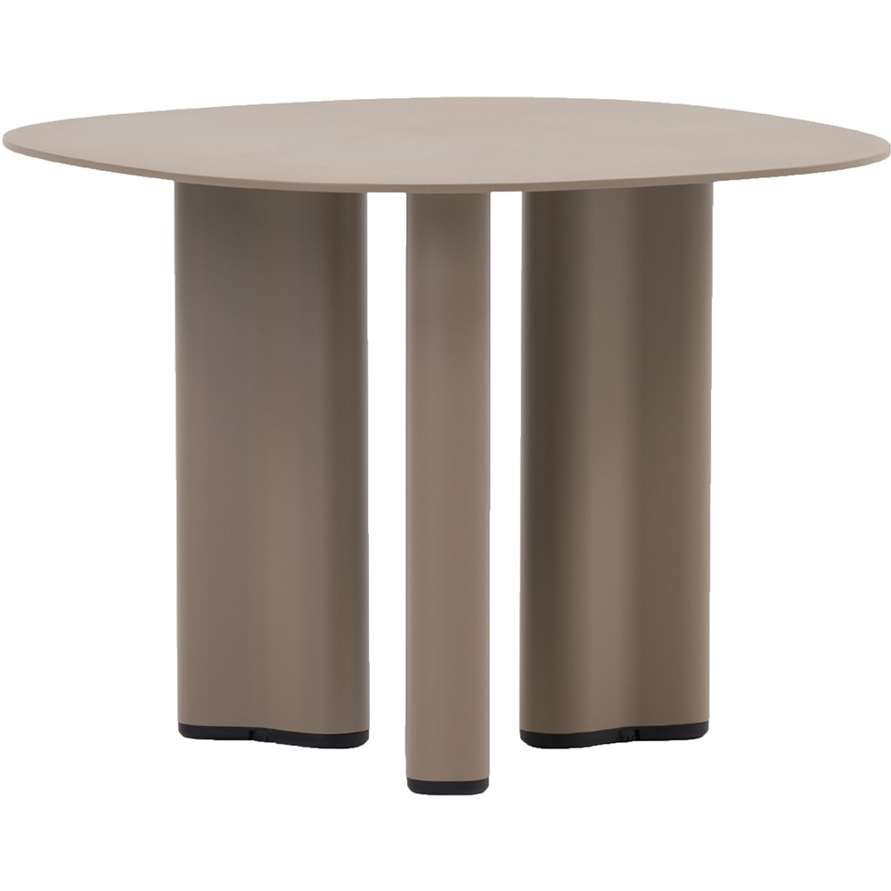 Masa terasa ARTITURE Scroll S 5, aluminiu, 54 x 54 x 42 cm, camel