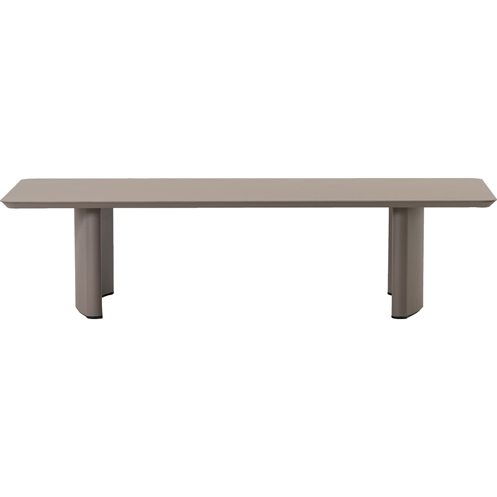 Masa terasa ARTITURE Victory 1, aluminiu, 150 x 75 x 37 cm, maro taupe