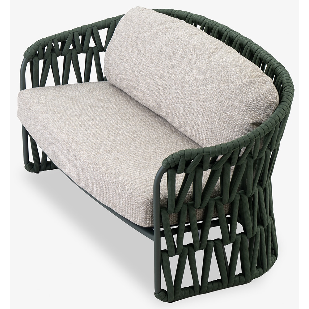 Canapea terasa ARTITURE Victory 104, aluminiu, 156 x 79.5 x 78.1 cm, verde