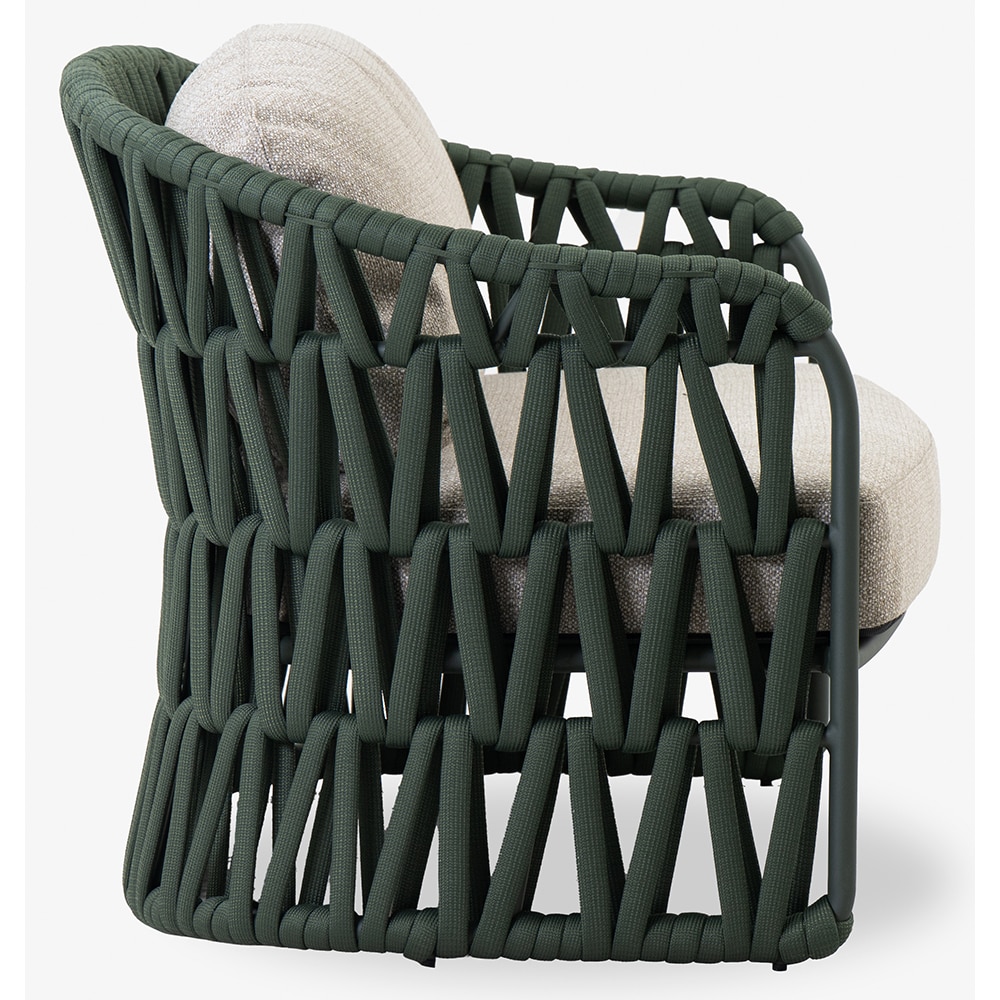 Canapea terasa ARTITURE Victory 104, aluminiu, 156 x 79.5 x 78.1 cm, verde