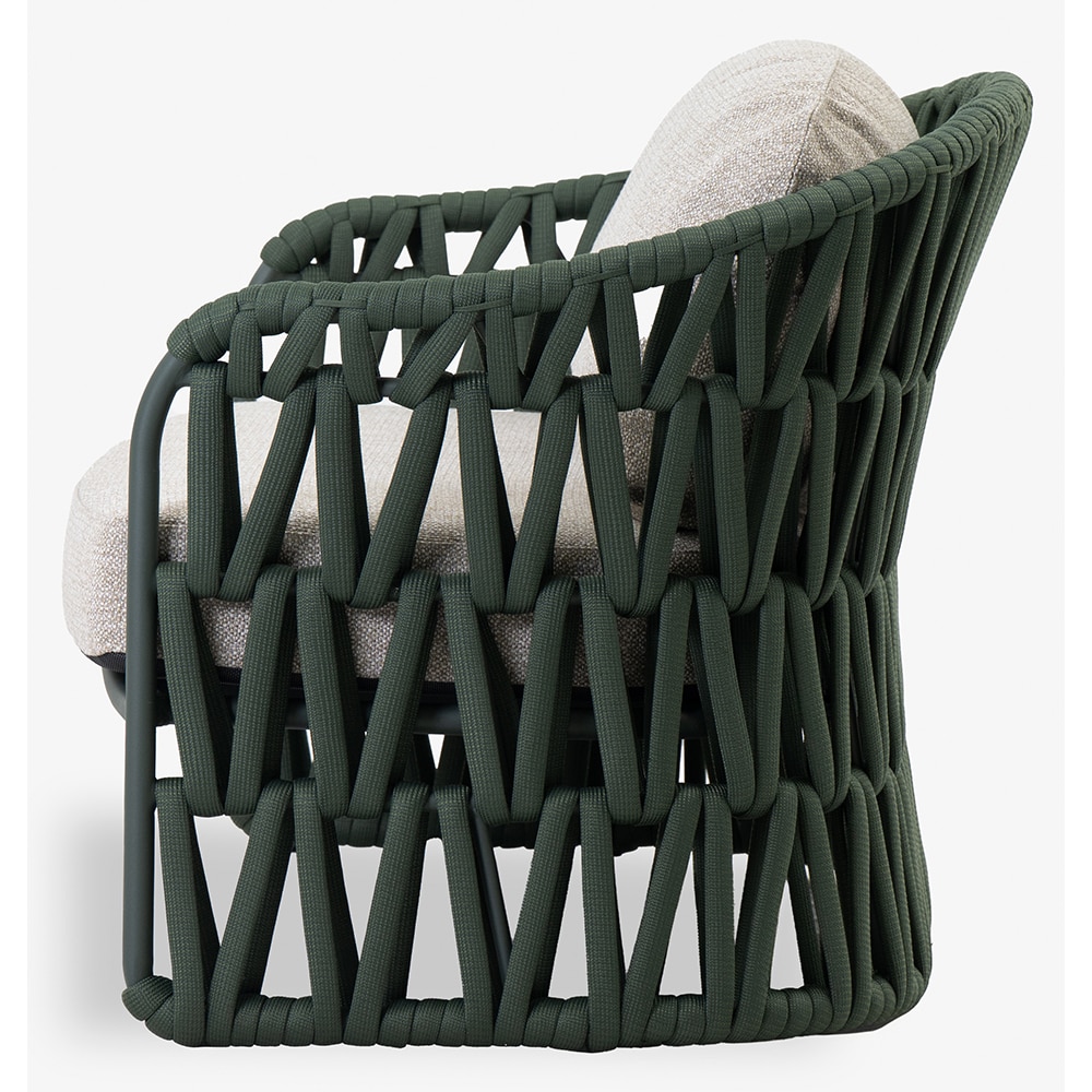 Canapea terasa ARTITURE Victory 104, aluminiu, 156 x 79.5 x 78.1 cm, verde