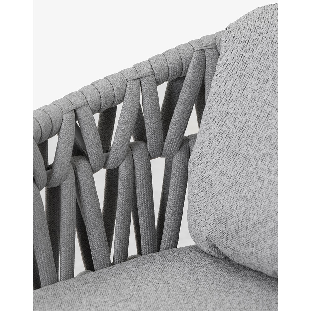 Canapea terasa ARTITURE Victory 105, aluminiu, 156 x 79.5 x 78.1 cm, gri deschis