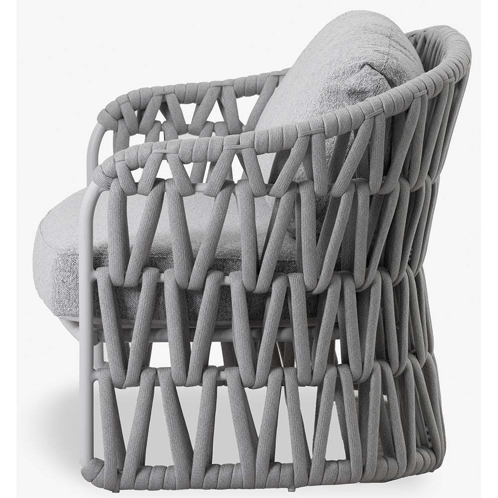 Canapea terasa ARTITURE Victory 105, aluminiu, 156 x 79.5 x 78.1 cm, gri deschis