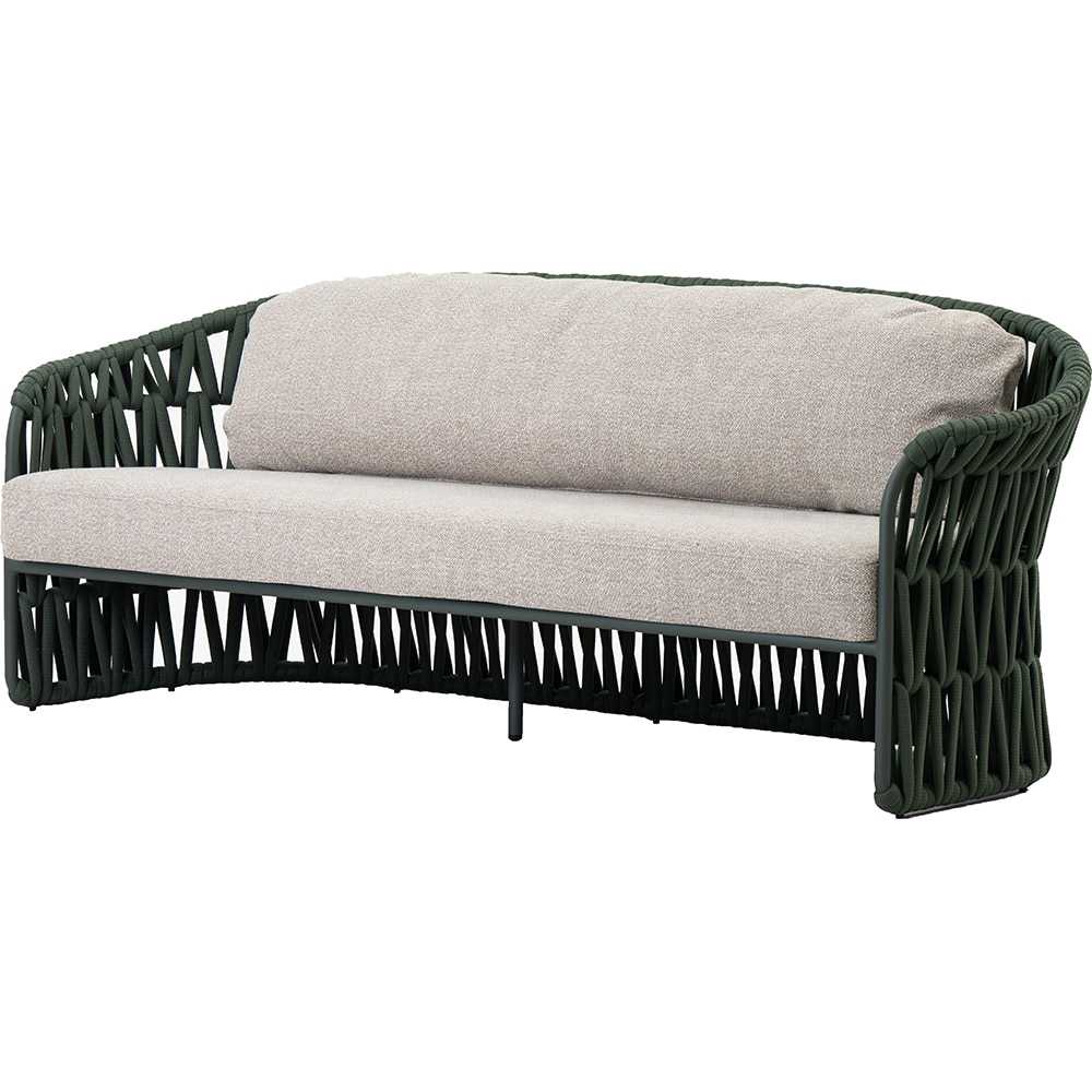 Canapea terasa ARTITURE Victory 9, aluminiu, 213 x 77.5 x 79 cm, verde