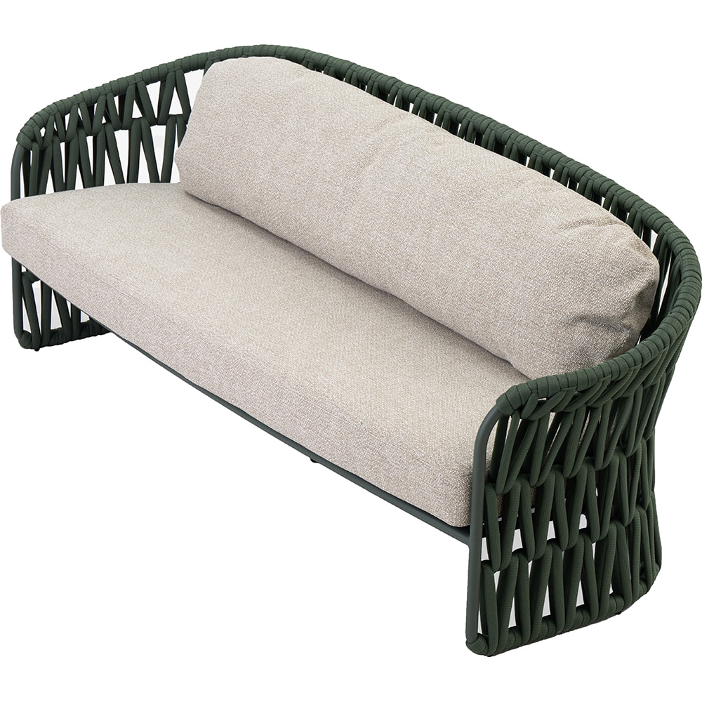 Canapea terasa ARTITURE Victory 9, aluminiu, 213 x 77.5 x 79 cm, verde