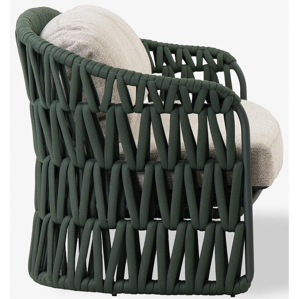 Canapea terasa ARTITURE Victory 9, aluminiu, 213 x 77.5 x 79 cm, verde