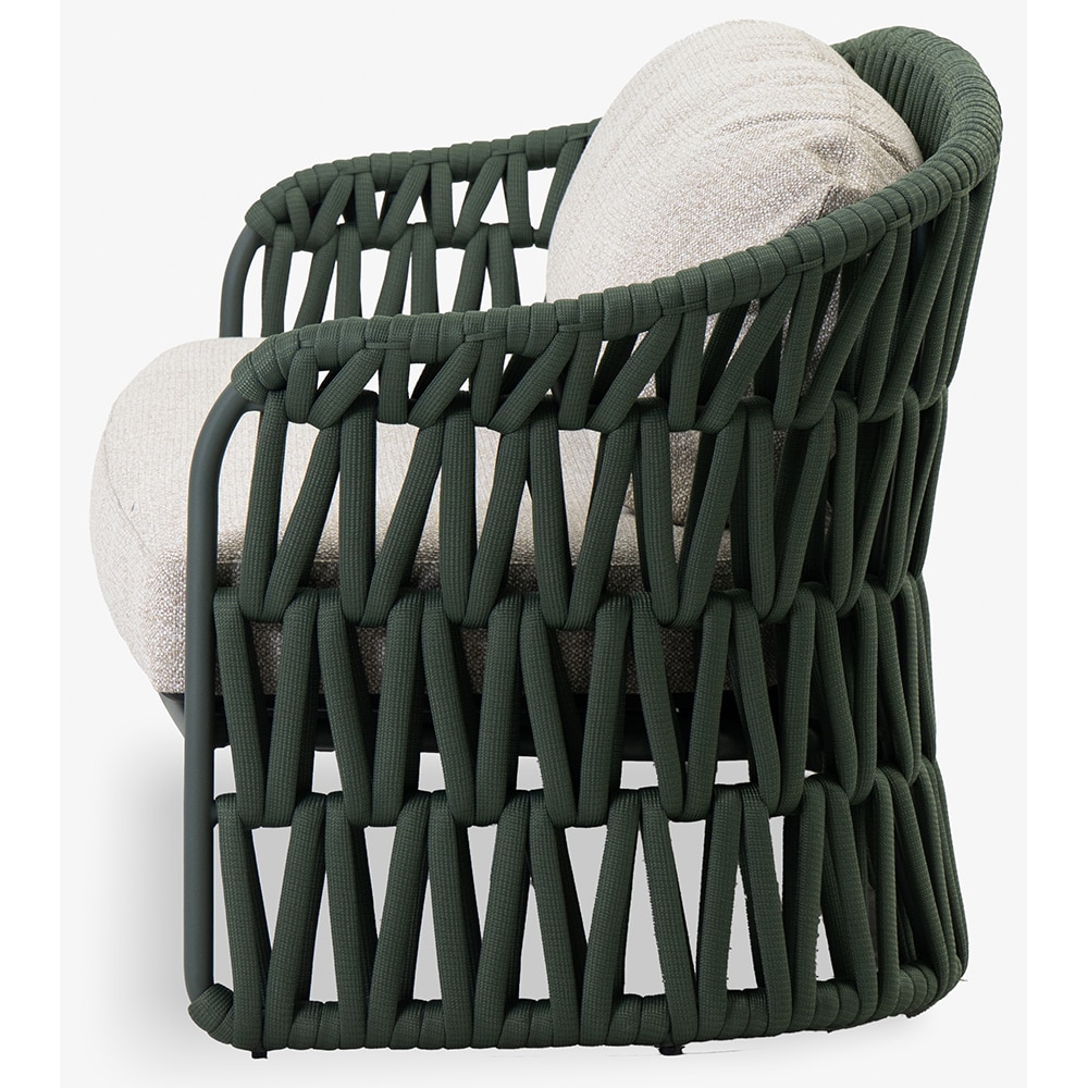 Canapea terasa ARTITURE Victory 9, aluminiu, 213 x 77.5 x 79 cm, verde