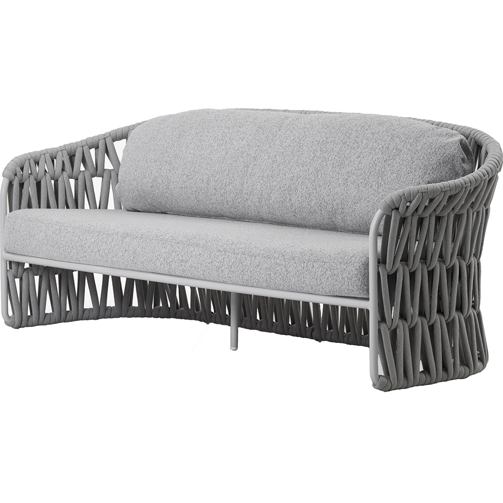 Canapea terasa ARTITURE Victory 10, aluminiu, 213 x 77.5 x 79 cm, gri deschis