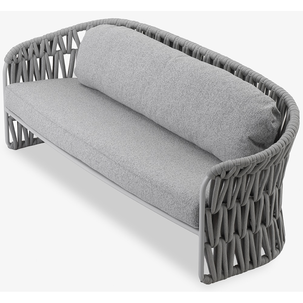 Canapea terasa ARTITURE Victory 10, aluminiu, 213 x 77.5 x 79 cm, gri deschis