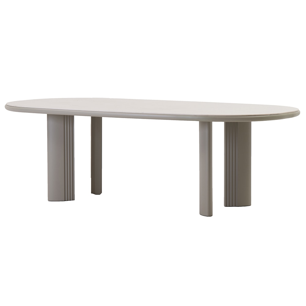 Masa terasa LIVINTWIST Scala, aluminiu, 240 x 120 x 75 cm, kaki