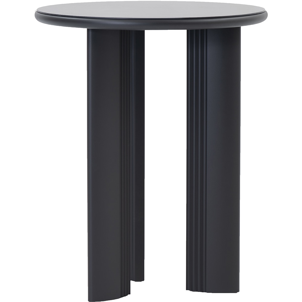 Masa terasa LIVINTWIST Scala 2, aluminiu, 90 x 110 cm, negru