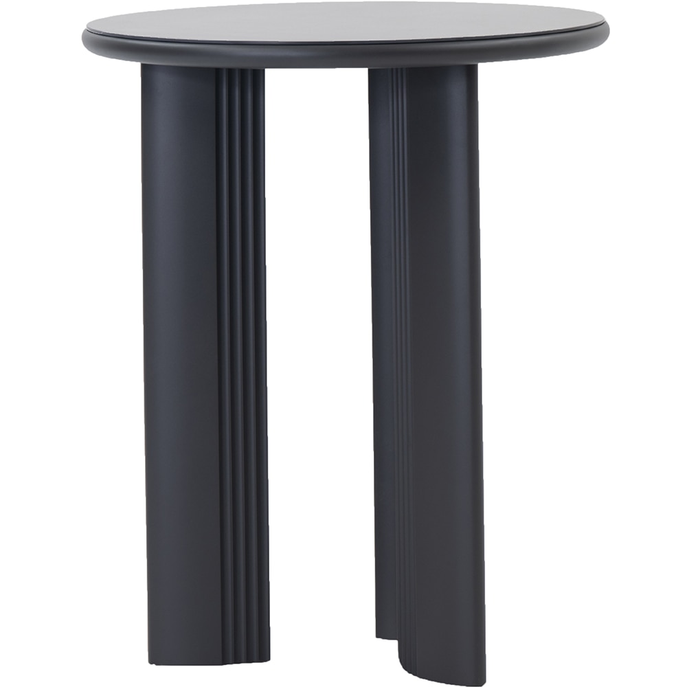 Masa terasa LIVINTWIST Scala 2, aluminiu, 90 x 110 cm, negru