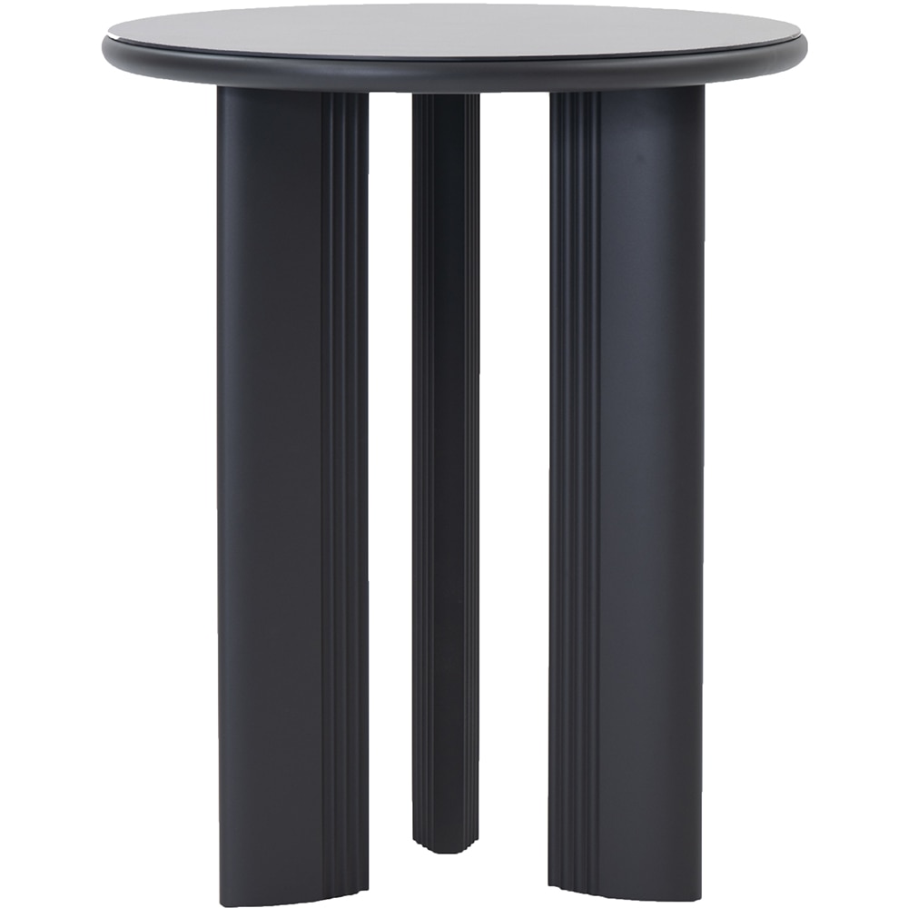 Masa terasa LIVINTWIST Scala 2, aluminiu, 90 x 110 cm, negru