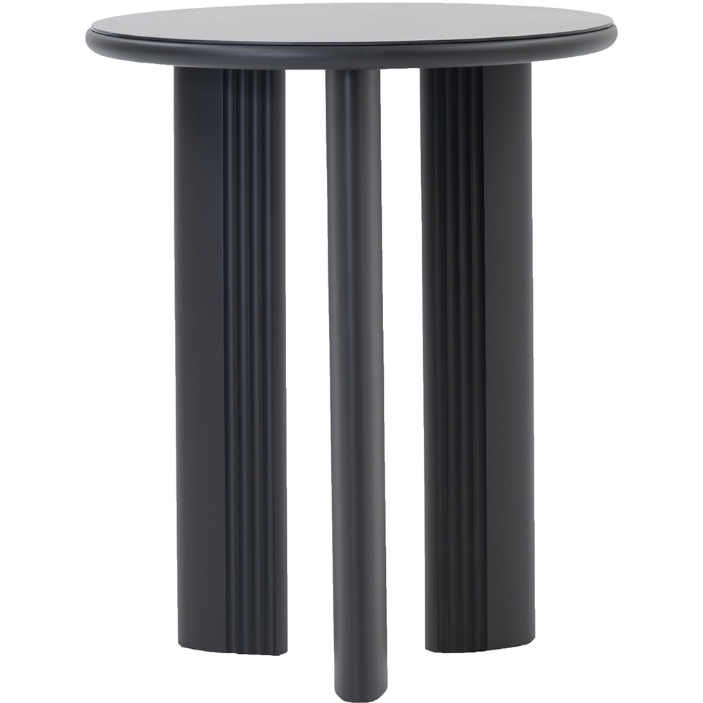 Masa terasa LIVINTWIST Scala 2, aluminiu, 90 x 110 cm, negru