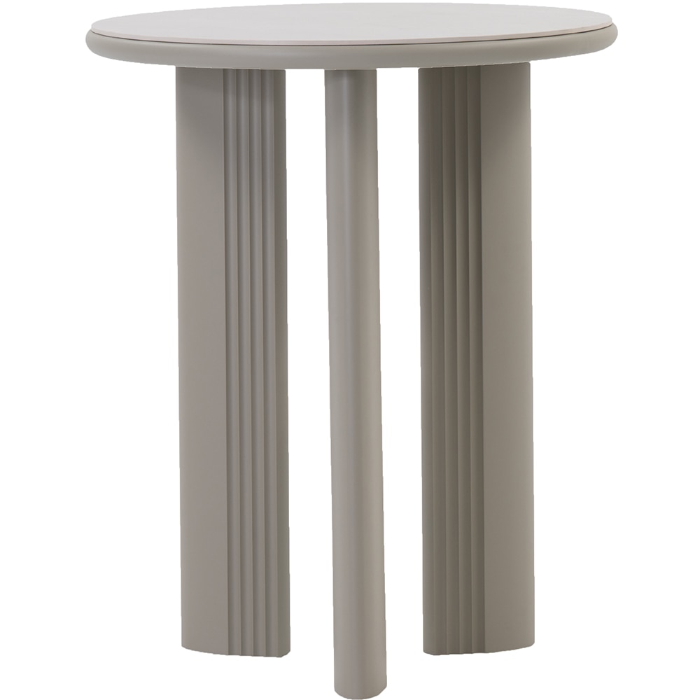 Masa terasa LIVINTWIST Scala 6, aluminiu, 90 x 110 cm, kaki