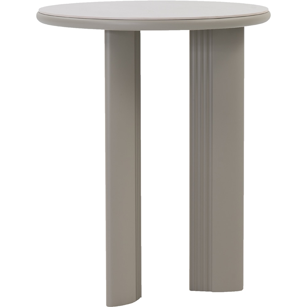 Masa terasa LIVINTWIST Scala 6, aluminiu, 90 x 110 cm, kaki