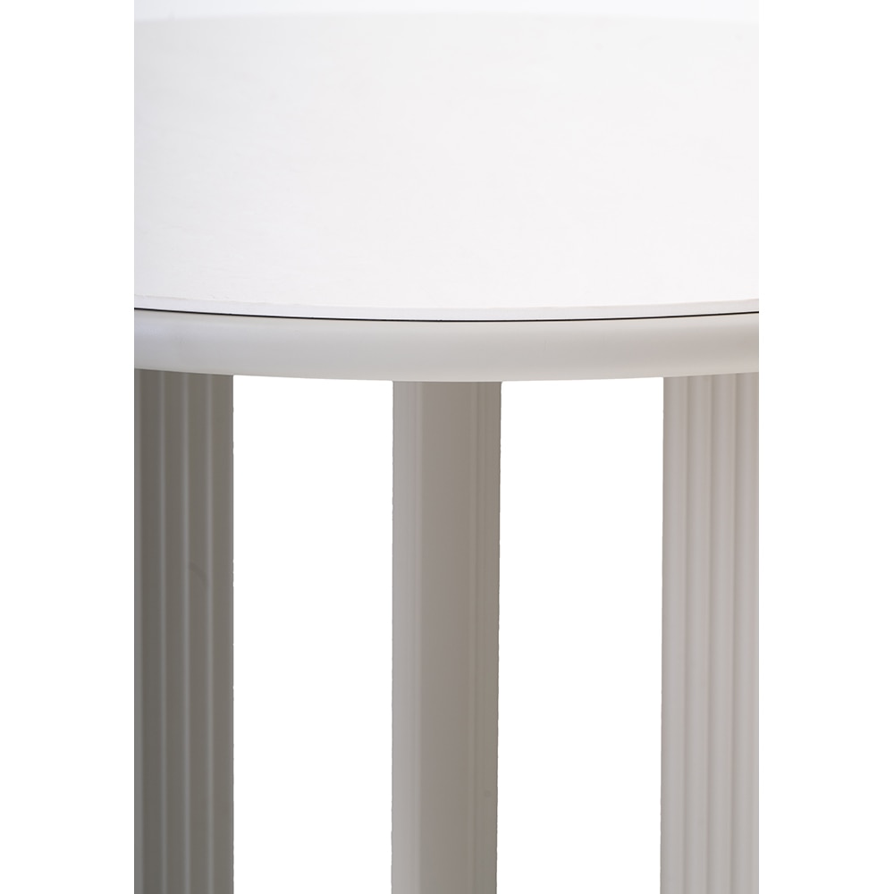 Masa terasa LIVINTWIST Scala, aluminiu, 120 x x 75 cm, kaki