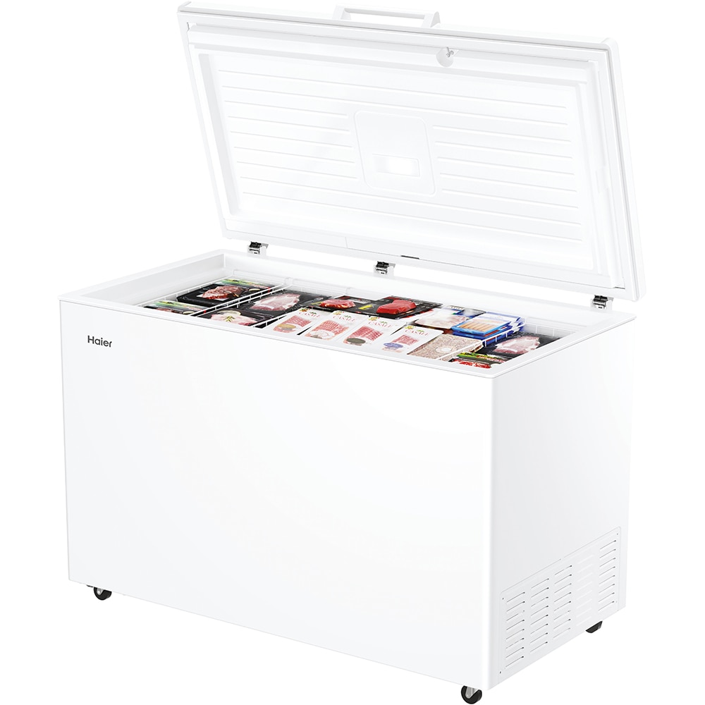 Lada frigorifica HAIER HCE420E, Low Frost, 418 l, H 89 cm, Clasa E, alb