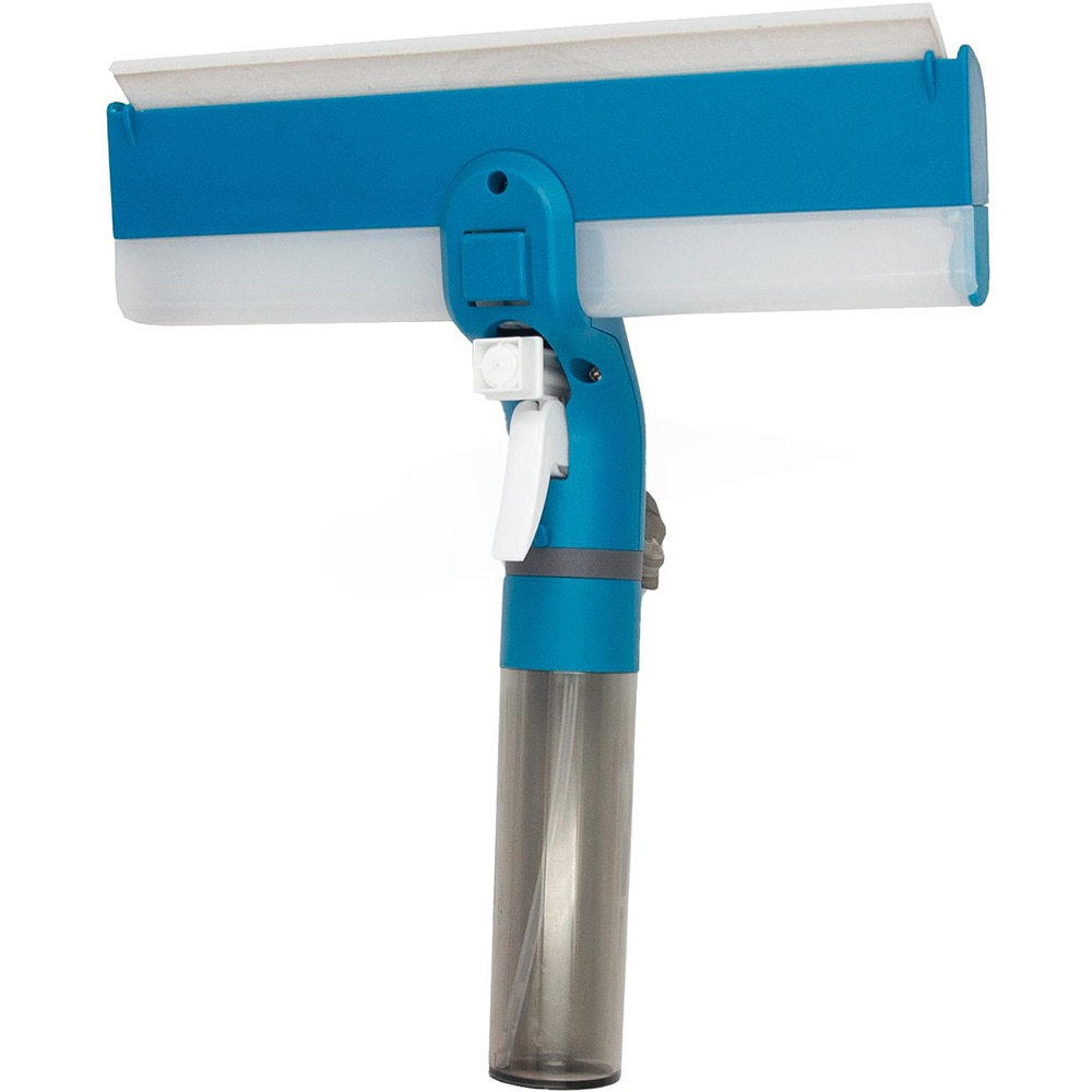 Sistem de curatat geamuri 3 in 1 MEDIASHOP Livington Window Buddy, maner telescopic, 97-130 cm, albastru