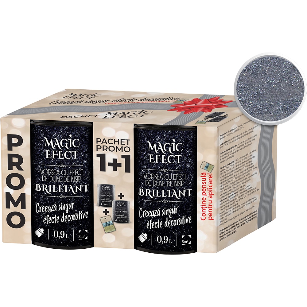 Pachet MAGIC EFFECT Brilliant, C06 gri metalic, 2 buc, 0.9l