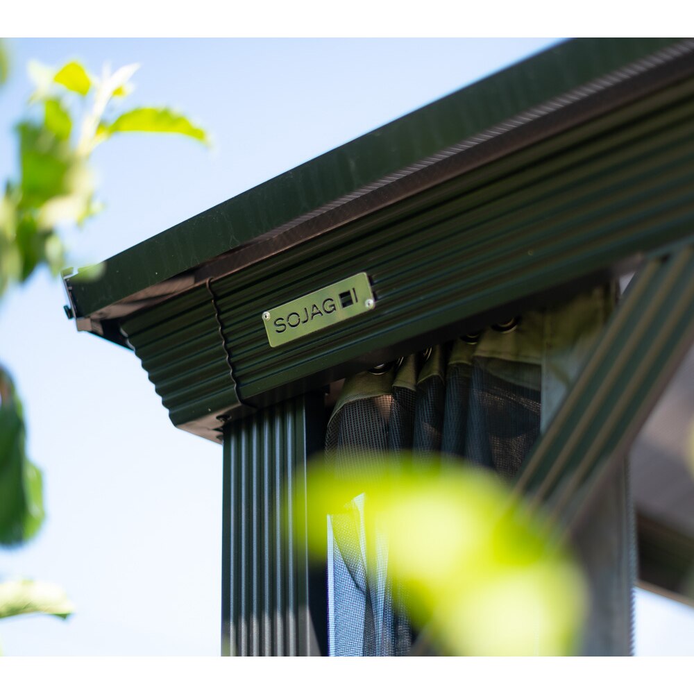 Pavilion terasa Verona, aluminiu, 298 x 260 x 298 cm, antracit