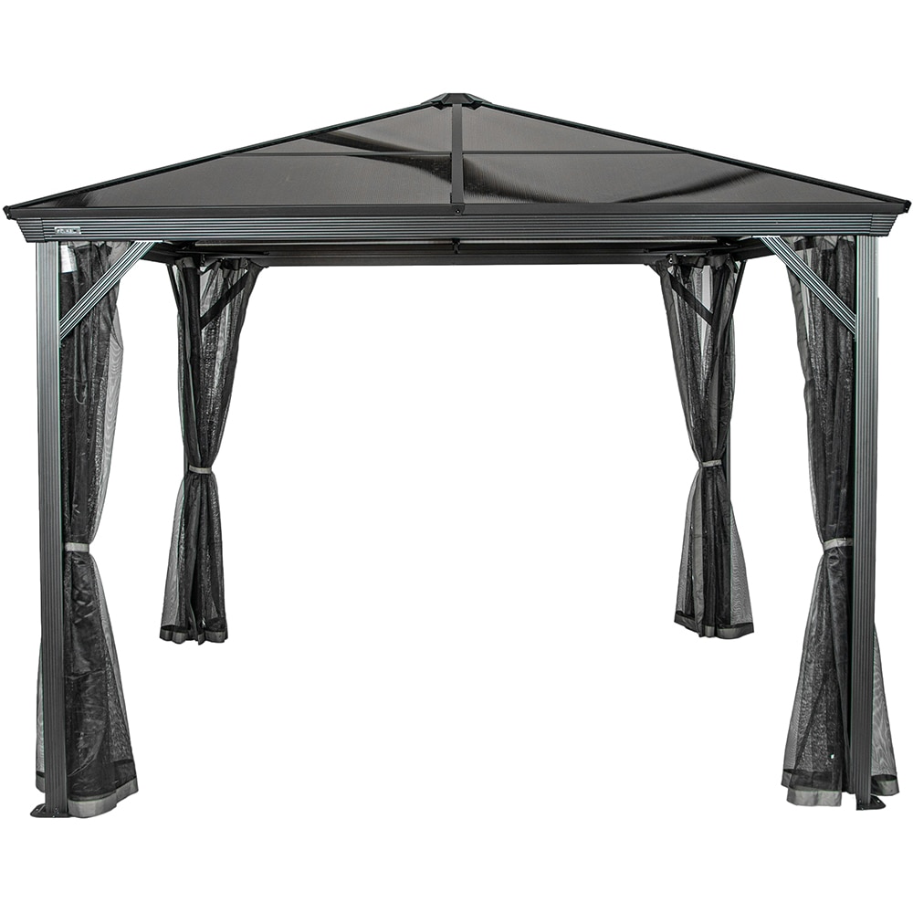 Pavilion terasa Verona, aluminiu, 298 x 260 x 298 cm, antracit