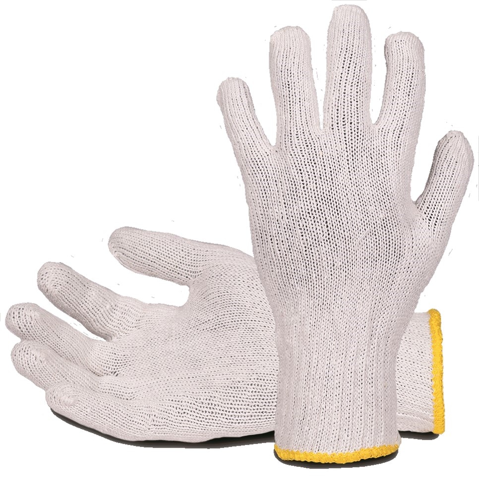 Manusi tricotate, bumbac, marimea 10