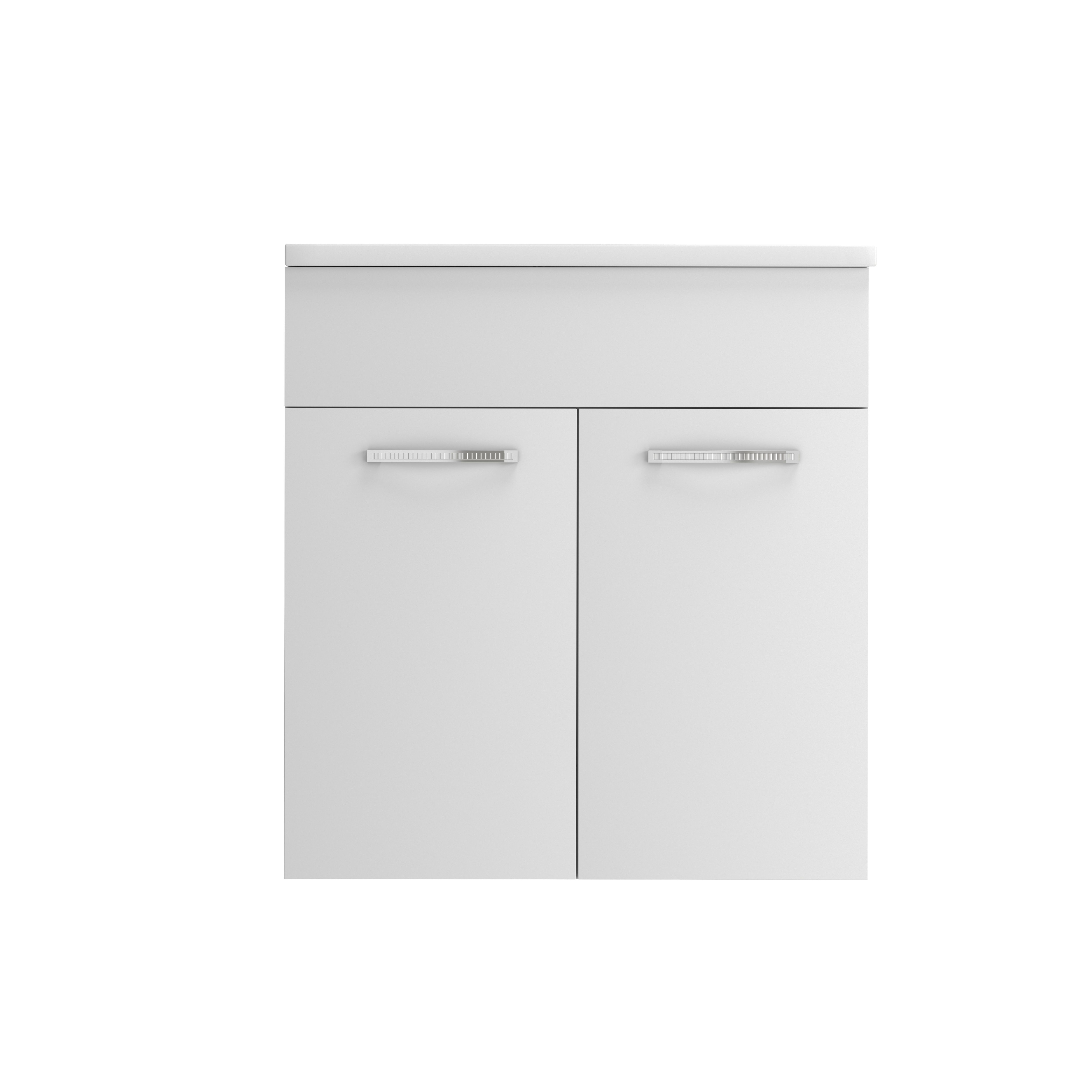 Set masca si lavoar Sunny, 65 x 45 cm, alb