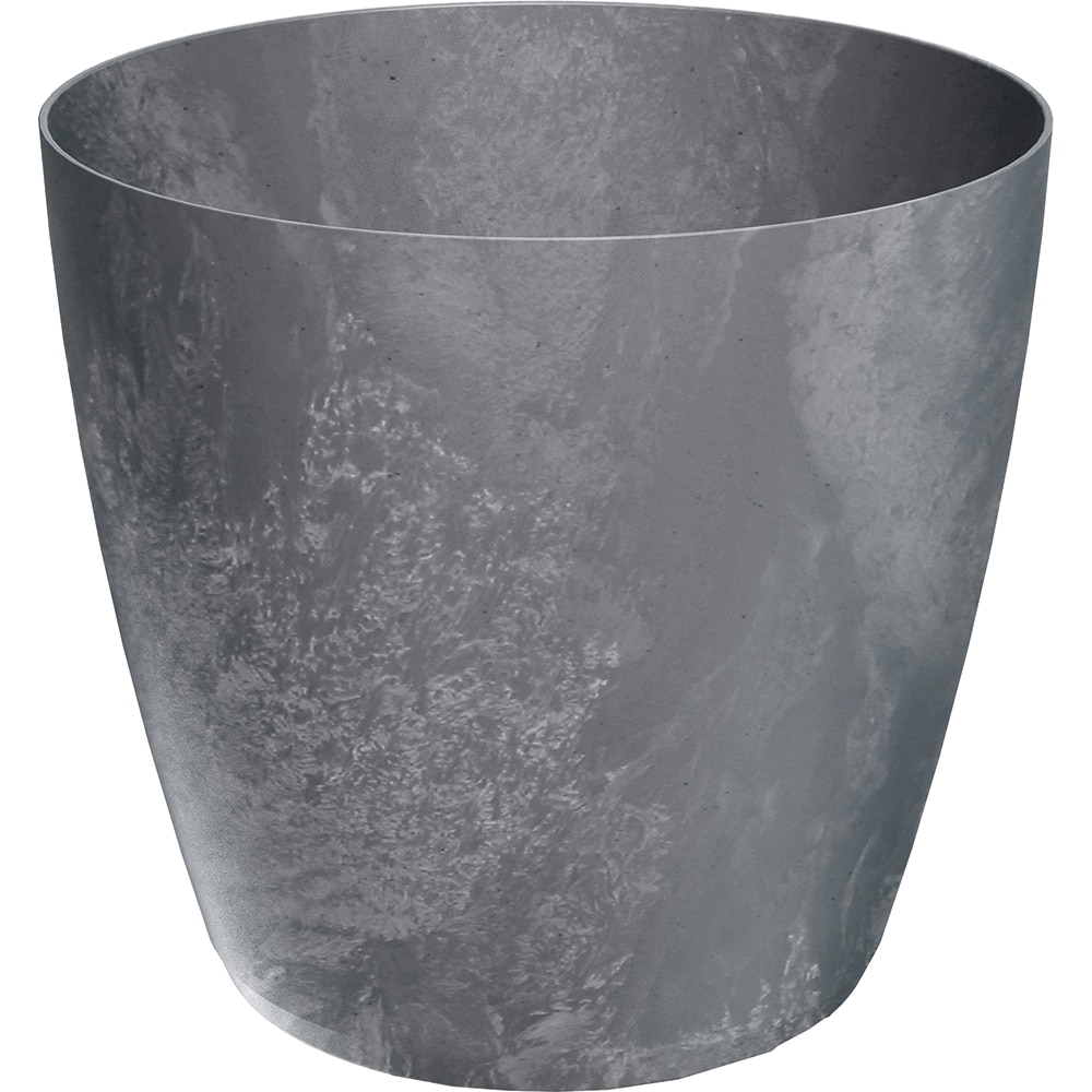 Ghiveci PROSPERPLAST DMMA, D13.8 cm, gri