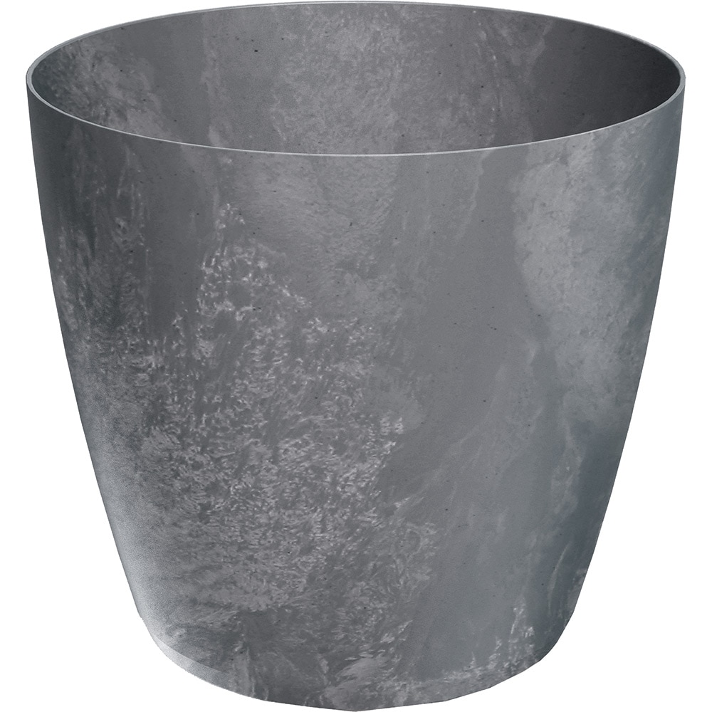 Ghiveci Dmma PROSPERPLAST, D24 cm, gri inchis