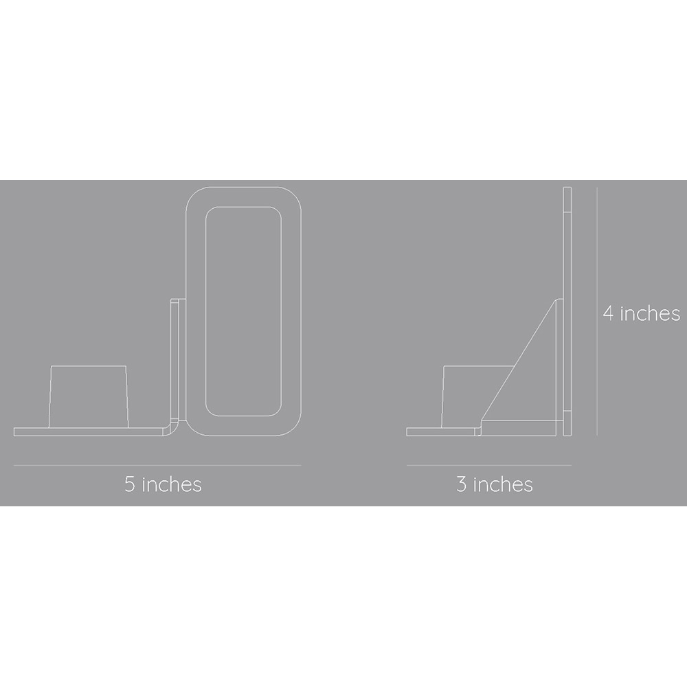 Suport lumanare Reno Single, 12.7 x 7.6 x 10.1 cm, albastru