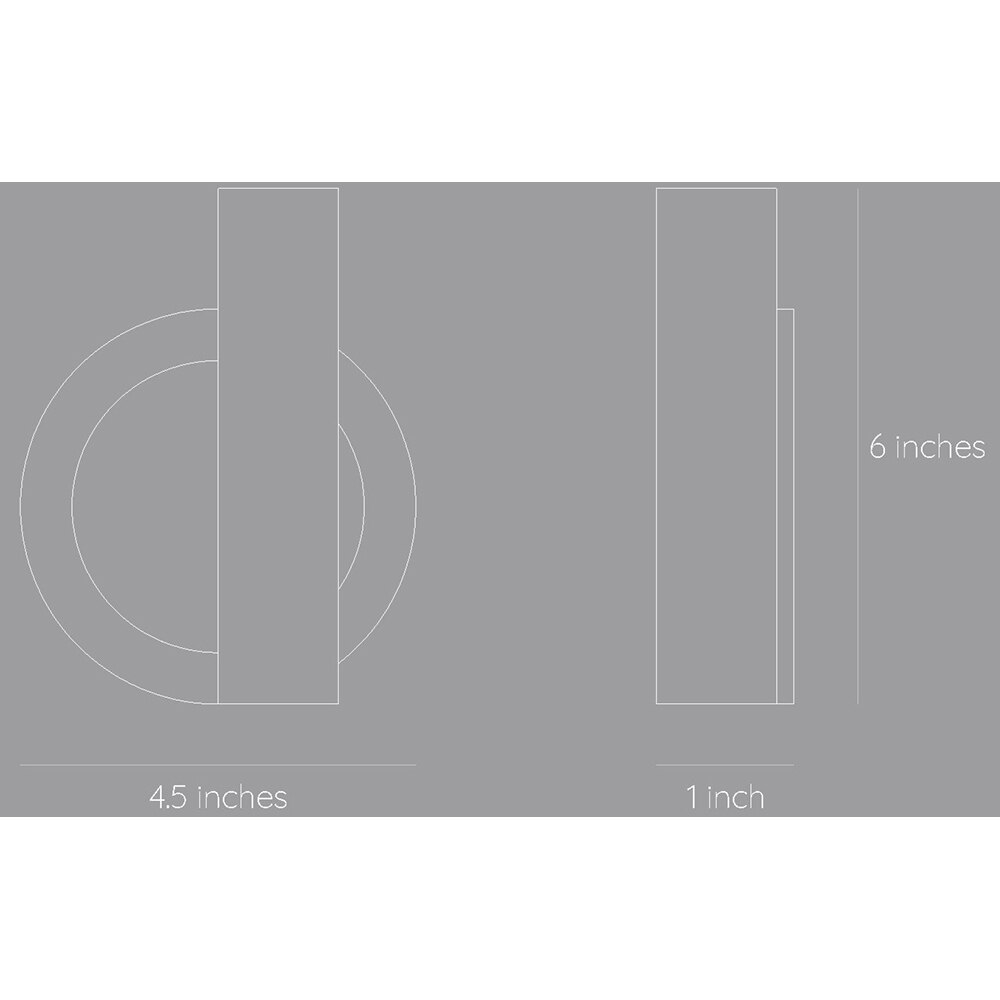 Suport lumanare Morf Circle, 13.8 x 4 x 15.2 cm, albastru