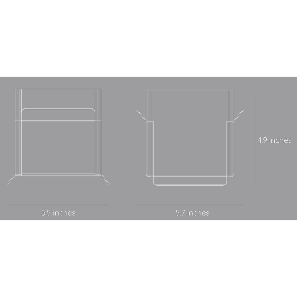 Suport ghiveci flori SPIN Fliss, 13.2 x 13.8 x 12.2 cm, roz