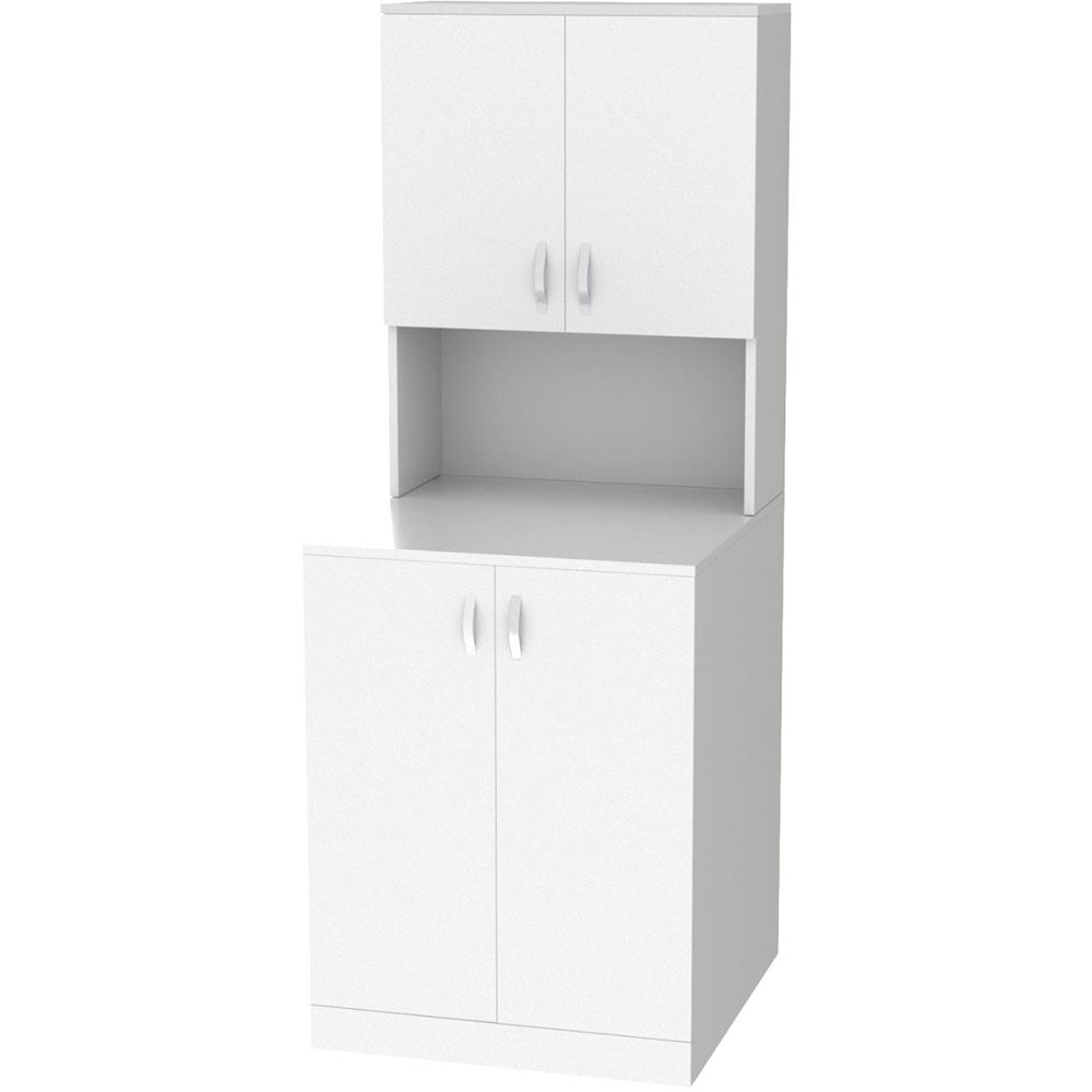 Dulap baie pentru masina de spalat Woodart, 70 x 70 x 180 cm, alb