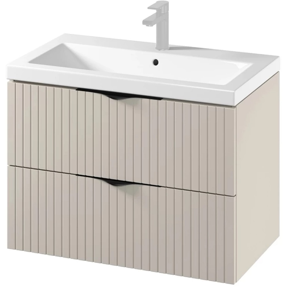 Set masca si lavoar Cersanit Tirso Casmir, 79.4 x 44.7 x 57.2 cm, bej