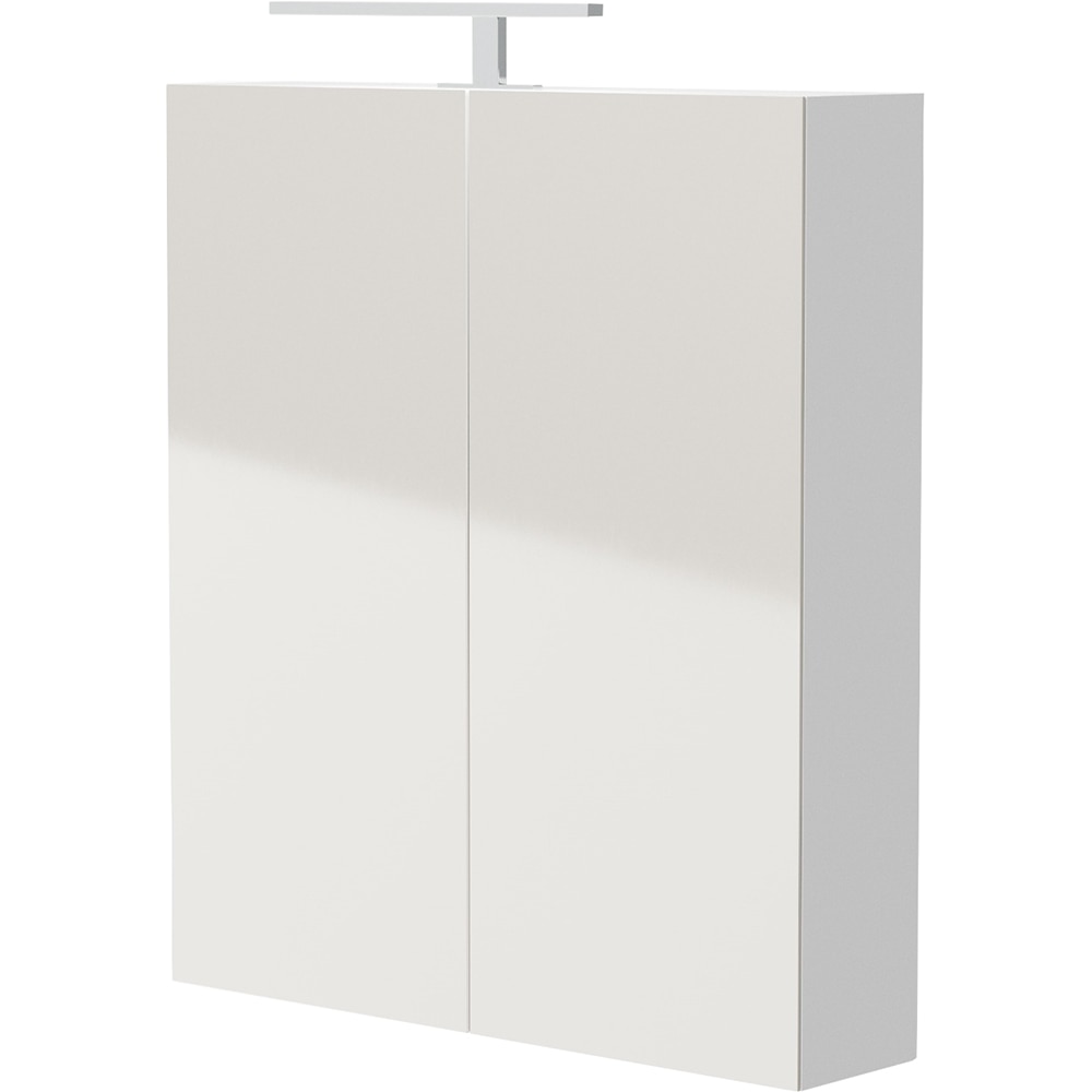 Dulap baie cu oglinda Woodart Medeea, 60 x 15 x 68 cm, alb