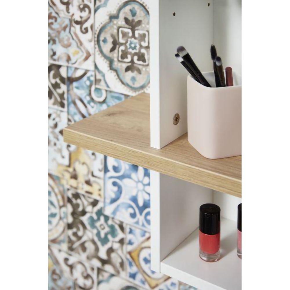 Oglinda baie Woodart Amasra, 60 x 15 x 70 cm, transparent