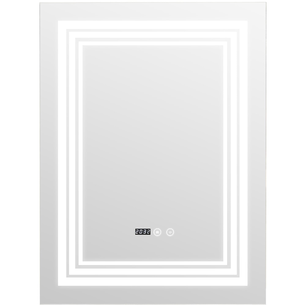 Oglinda baie Elves 801373, 60 x 3 x 80 cm, iluminare LED, senzor touch