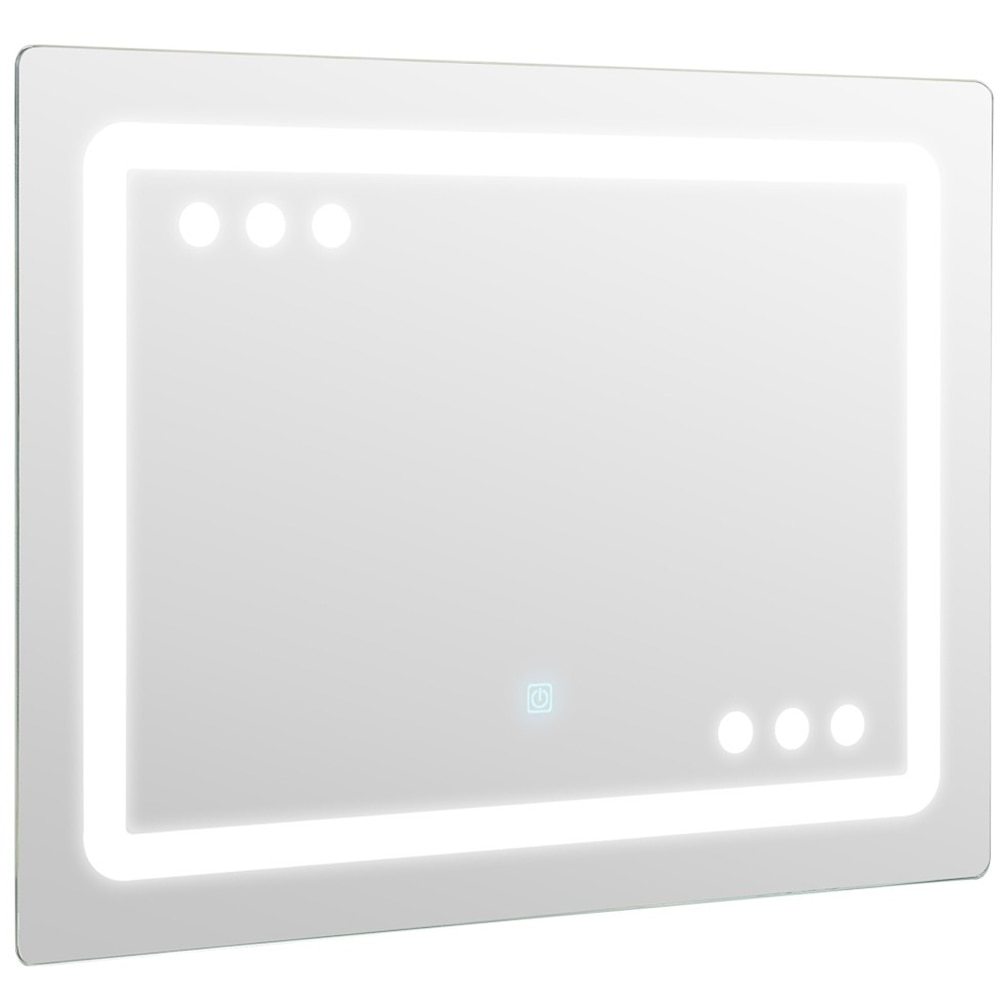 Oglinda baie Elves 801911, 80 x 3 x 60 cm, iluminare LED, senzor touch