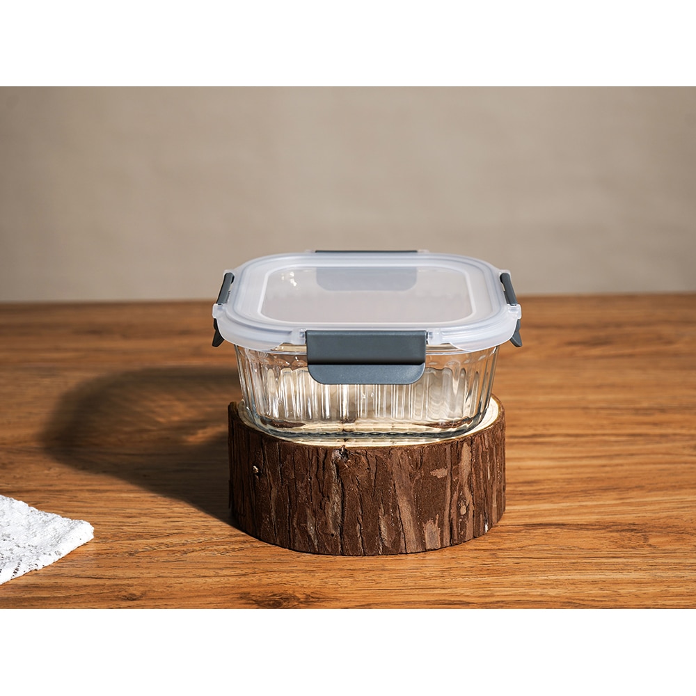 Set caserole MYRIA MC4059, 3 piese, 0.31 - 0.8l, sticla, transparent