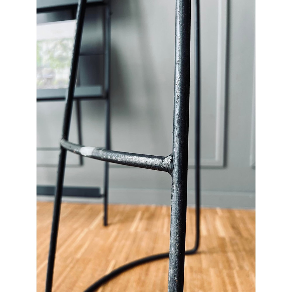 Scaun bar J11301220, 40 x 40 x 79 cm, maro inchis