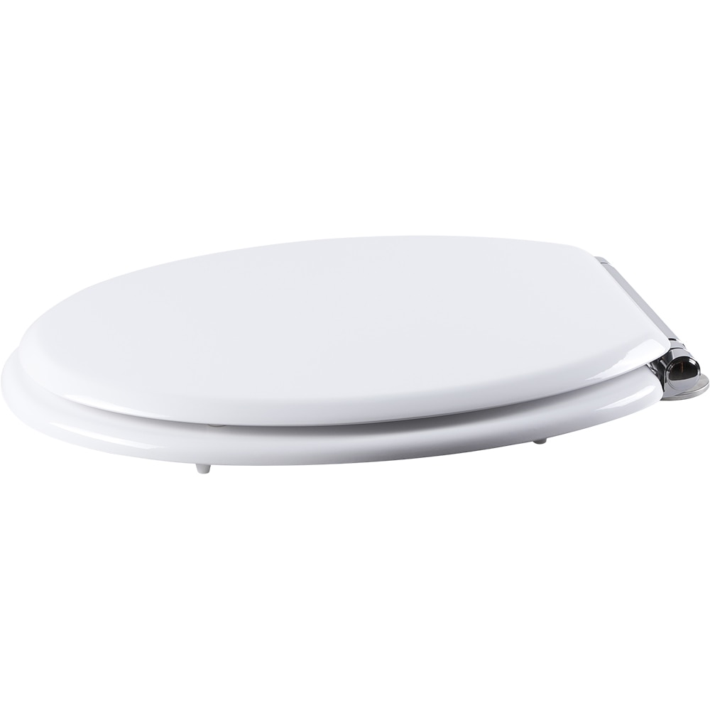 Capac WC GOODHOME Pilica MD328UK01, inchidere lenta, duroplast, alb