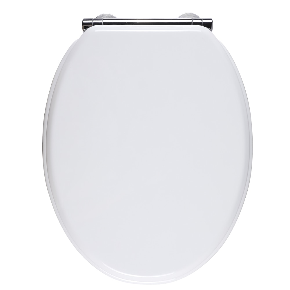 Capac WC GOODHOME Pilica MD328UK01, inchidere lenta, duroplast, alb