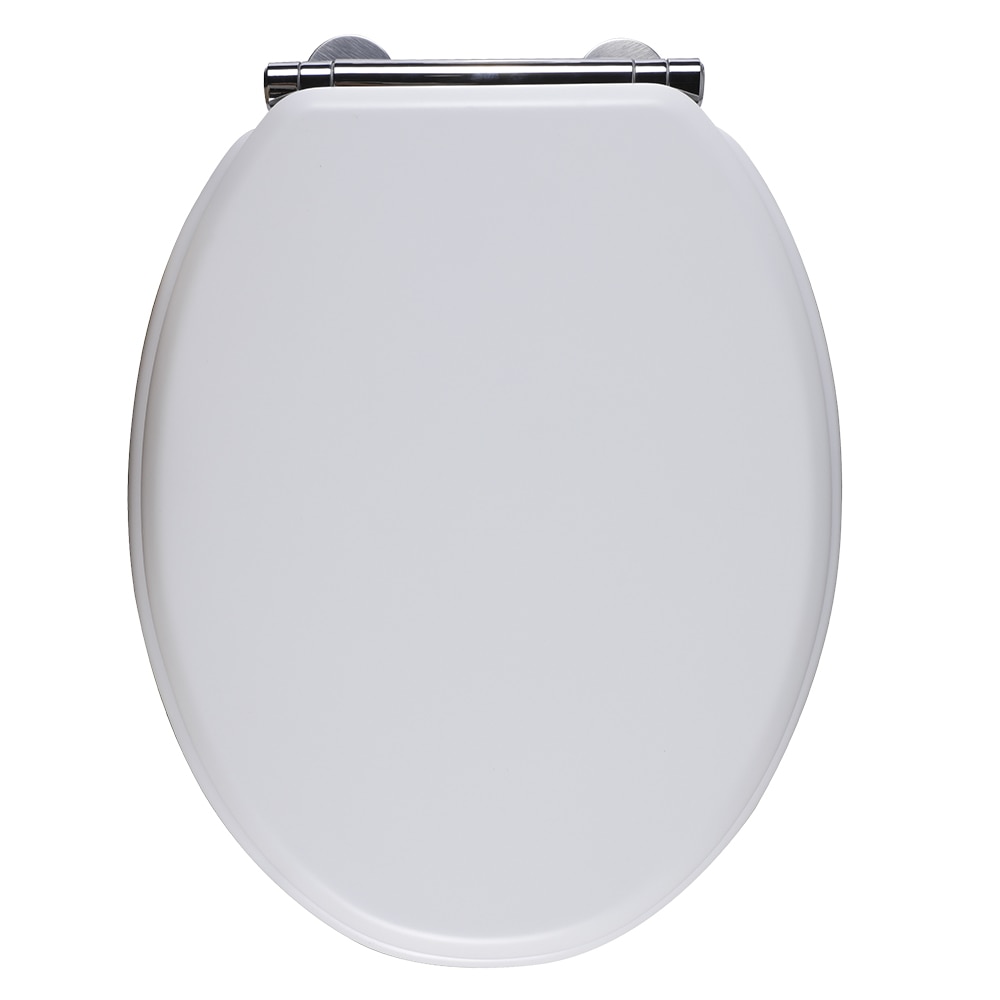 Capac WC GOODHOME Pilica MD328UK04, inchidere lenta, duroplast, alb