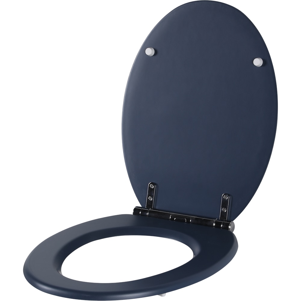 Capac WC GOODHOME Pilica MD328UK07, inchidere lenta, duroplast, albastru