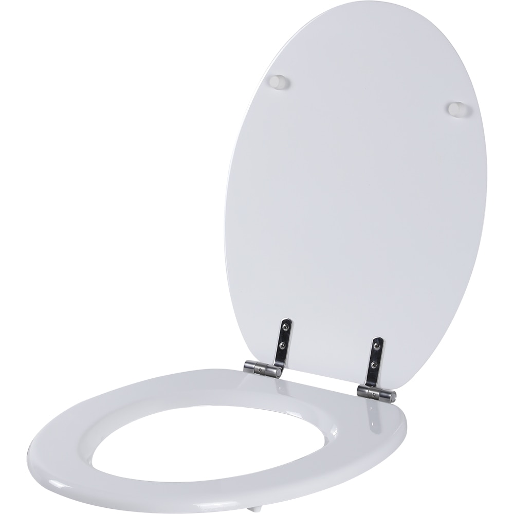 Capac WC GOODHOME Palmi MD382BX01, inchidere lenta, duroplast, alb